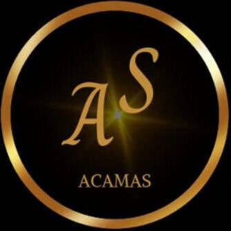 logo AS de l'artisan artiste créateur de luminaires Acamas